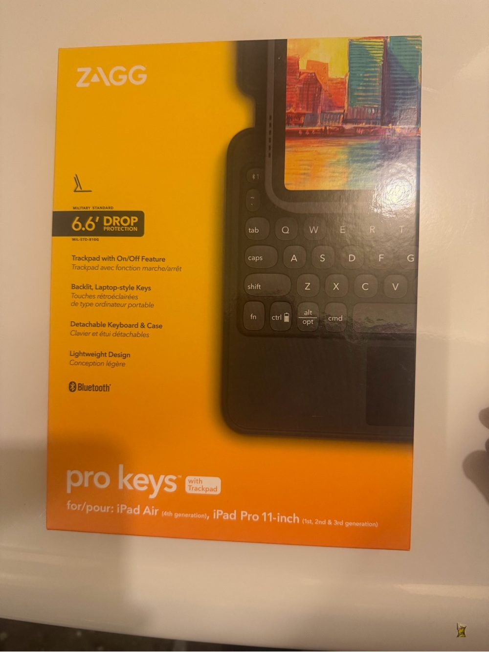 ZAGG Pro Keys Wireless Keyboard Case for Apple iPad Air 10.9" 4th/5th Gen - NEW